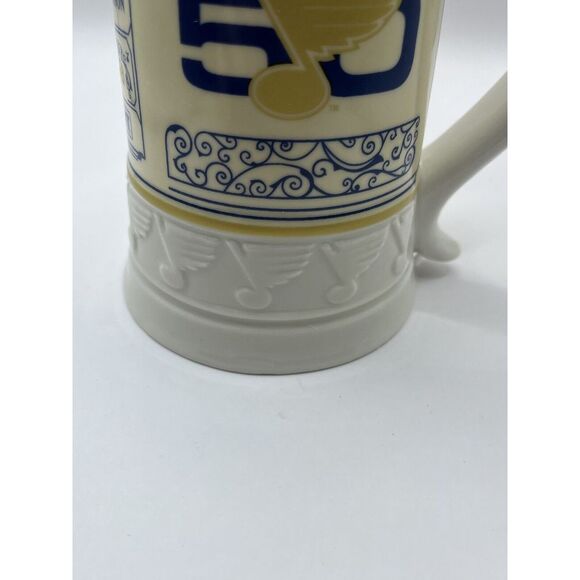 St. Louis Blues 50th Anniversary Beer Stein NHL Hockey Cup Mug New In Box - Picture 5 of 10